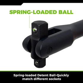 Der Erwachte black powder coating resists corrosion for long-lasting performance