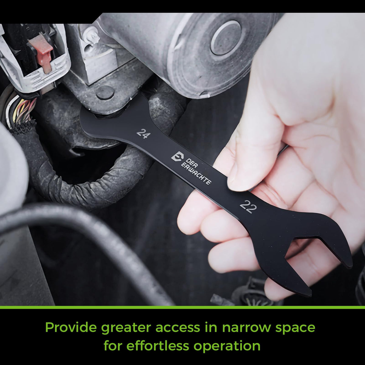 Der Erwachte compact wrench storage setup for portable tool kits