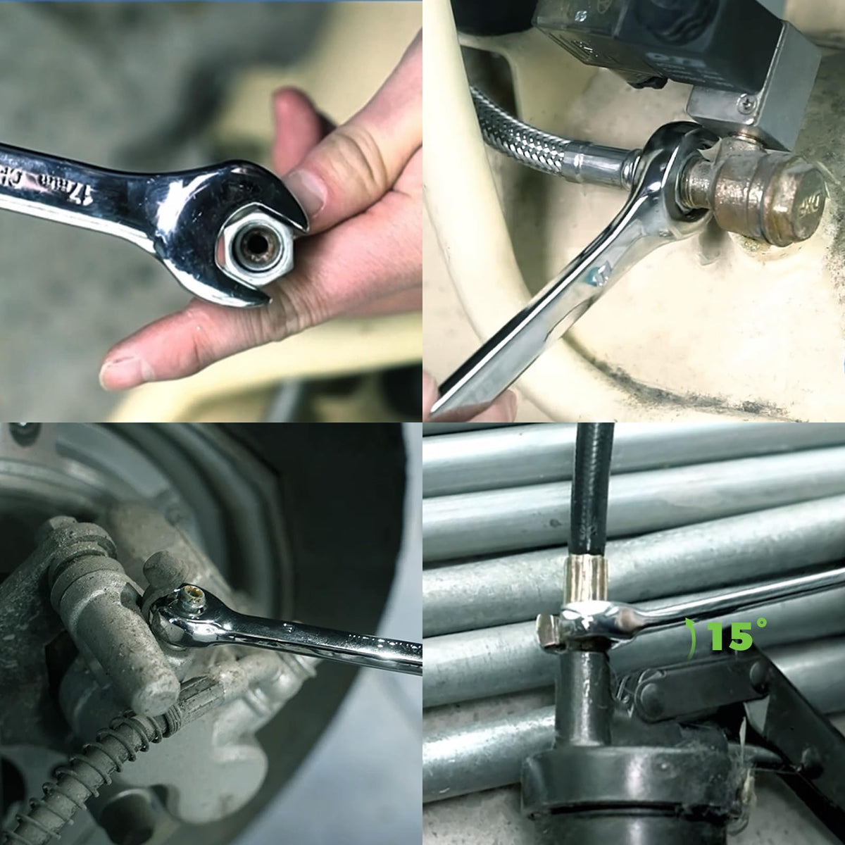 Der Erwachte flare-nut design helps prevent rounding of brake and fuel line fittings.