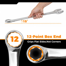 Der Erwachte 1 inch wrench with high-polish finish for easy cleanup.