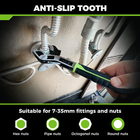 Der Erwachte rubberized handle grip for comfortable torque