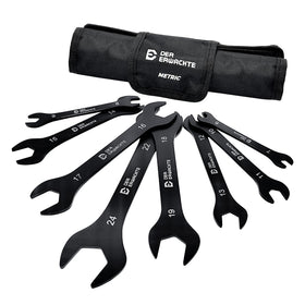 Der Erwachte super-thin open-end wrench set shows 6–24 mm range for versatile access