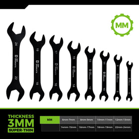 Der Erwachte ultra-slim wrench profile near tight spaces for automotive work