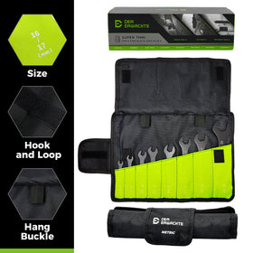 Der Erwachte wrench set stored in a rolling pouch for organization
