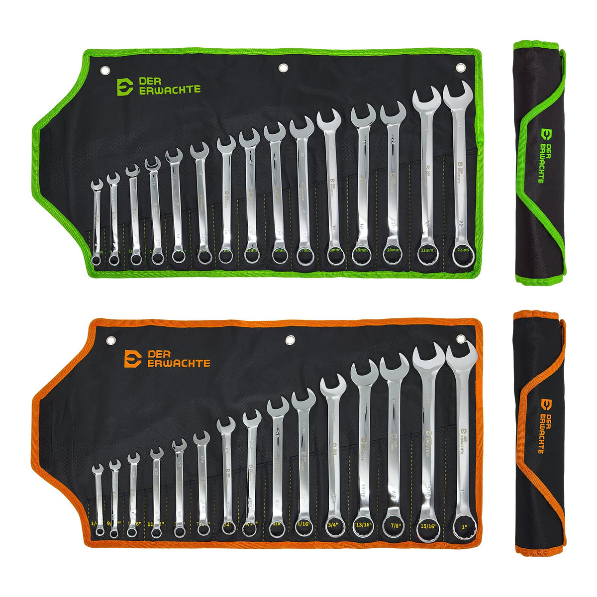 Der Erwachte wrench set snapped shut, ready to carry to the job site