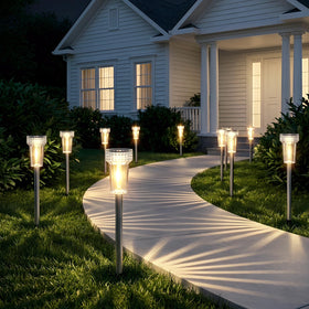DERAYSION lamps use UV-protected ABS housing to maintain clarity in sunlight.
