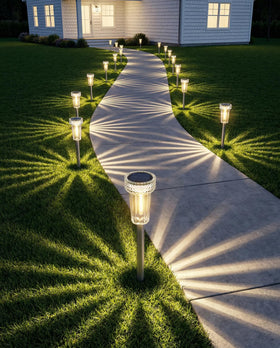 DERAYSION energy-efficient solar lighting reduces wiring and energy needs.