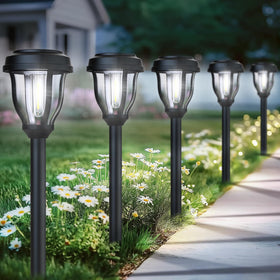 DERAYSION LED garden lights waterproof for all-weather lawn and yard decor