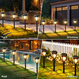 DERAYSION weatherproof outdoor light housing withstands wind, rain, and sun for lasting decor.