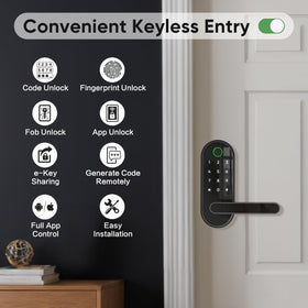 Dermum privacy mode and auto-lock enhance home security.