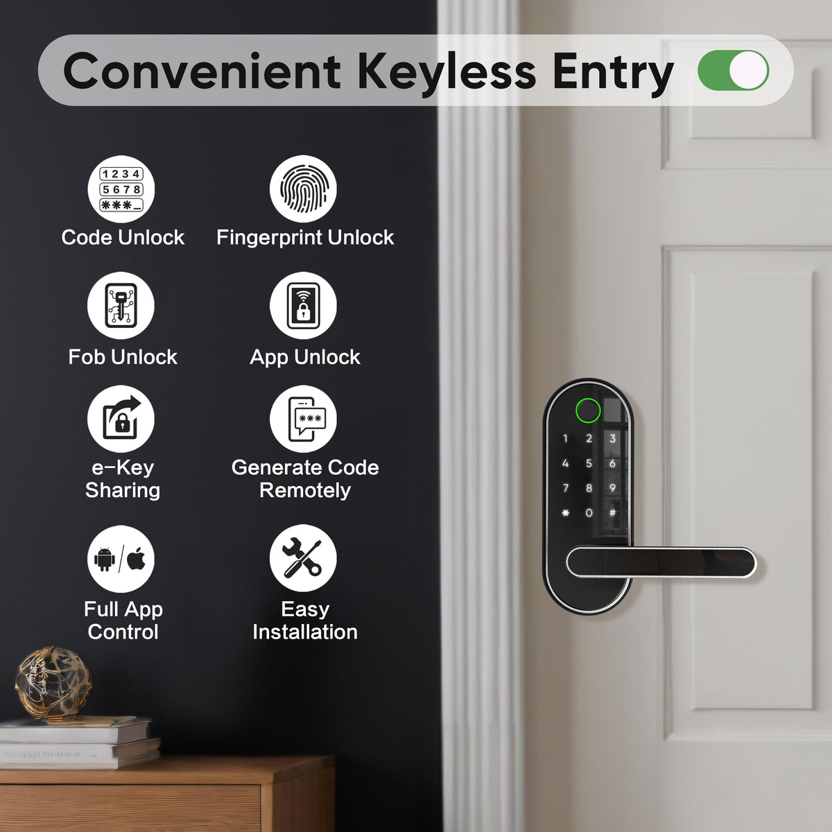 Voice control with Alexa/Google Assistant for the Dermum lock.