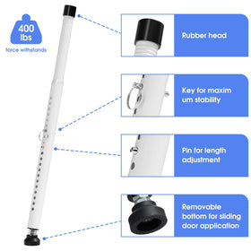 DEROFIT easy-install bars set up without tools for quick security.