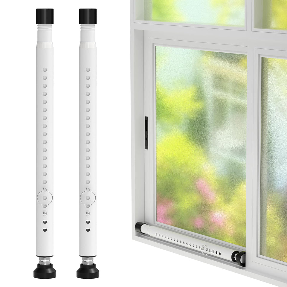 DEROFIT sliding door security bar 16–51in adjustable helps secure doors at home.