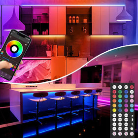 Dervacle LED strip creates room ambience for bedrooms, TVs, and kitchens
