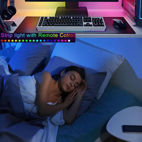 Dervacle LED strip USB-powered option provides continuous light via power bank