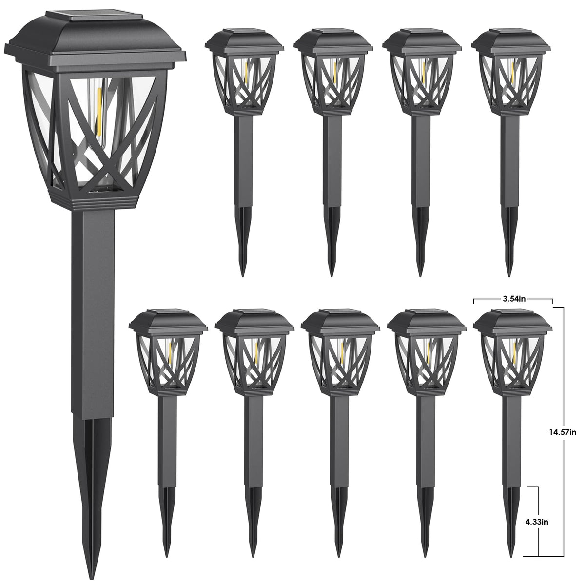 Derynome easy-installation solar lights set up in minutes and are maintenance-friendly