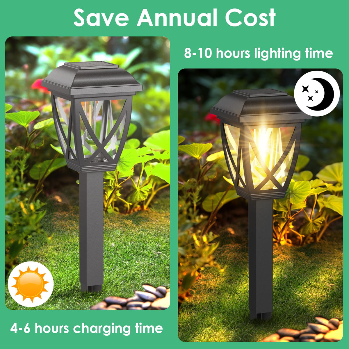 Derynome walkway lights brighten sidewalks for safe, stylish night strolls