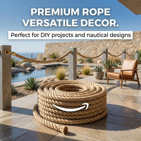 DerziNet hemp rope decorative knots used in arts and crafts.