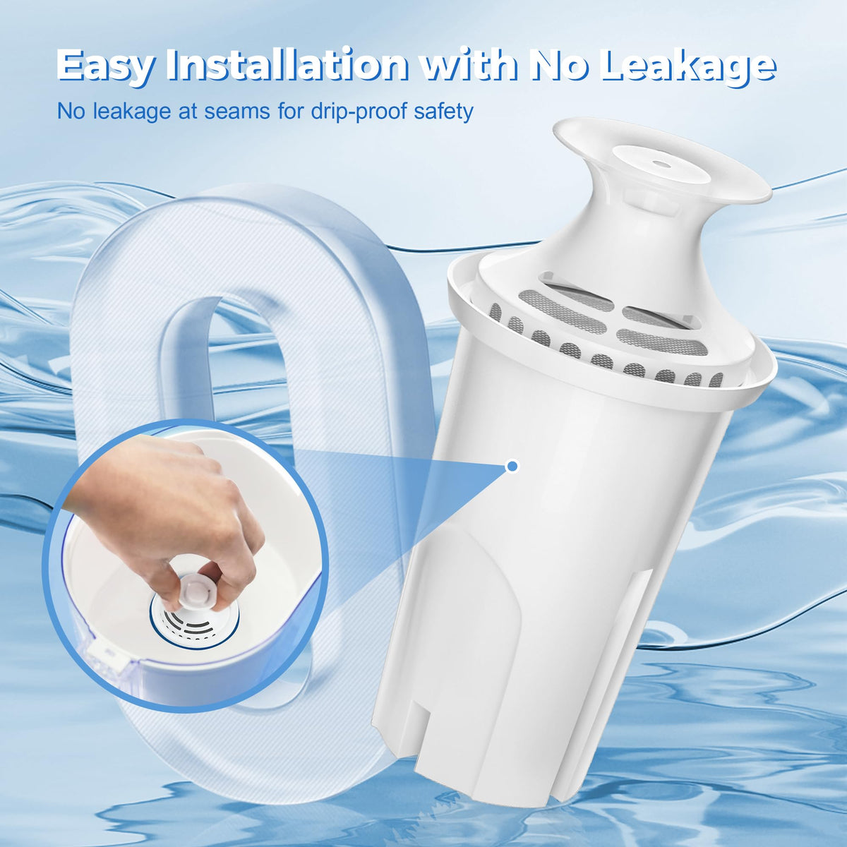 Easy installation of DESENRUIS filter into compatible devices