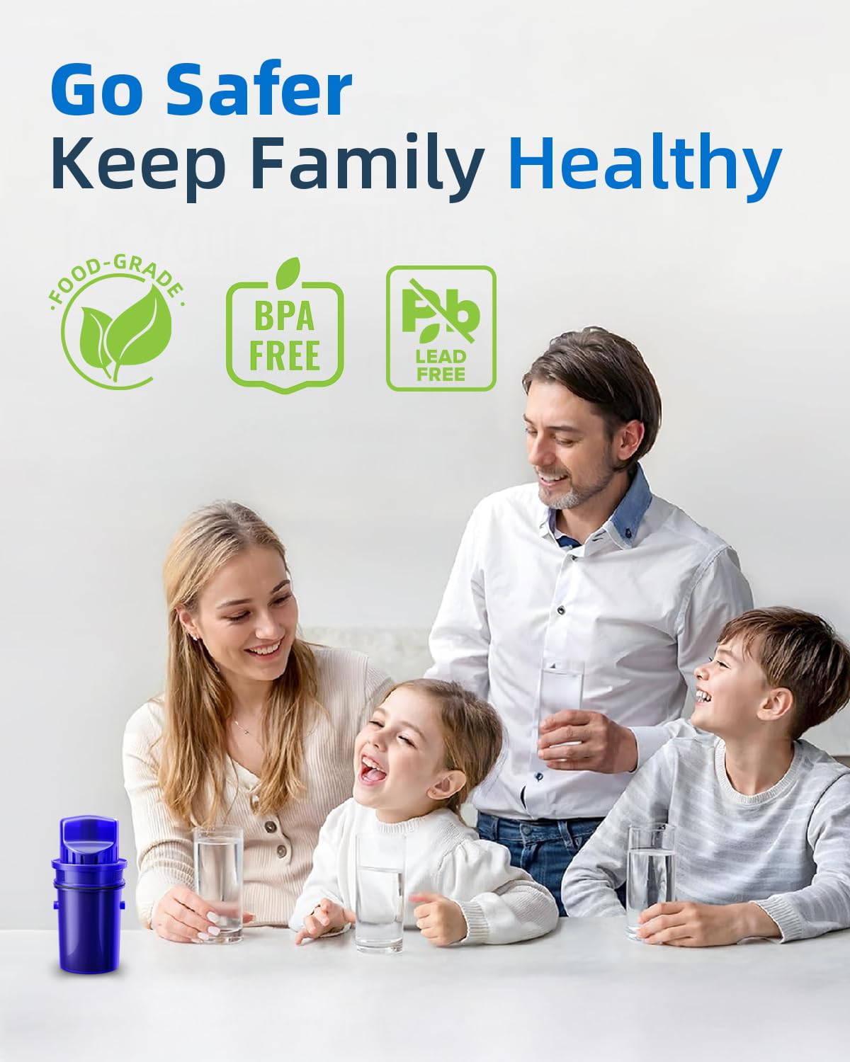 DESENRUIS lead free and BPA free materials for safe filtration