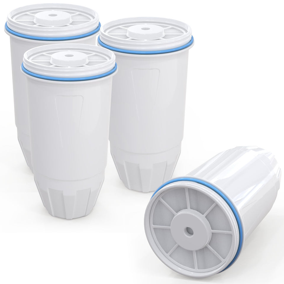 DESENRUIS water filter replacement with multi-stage filtration for ZR-compatible pitchers
