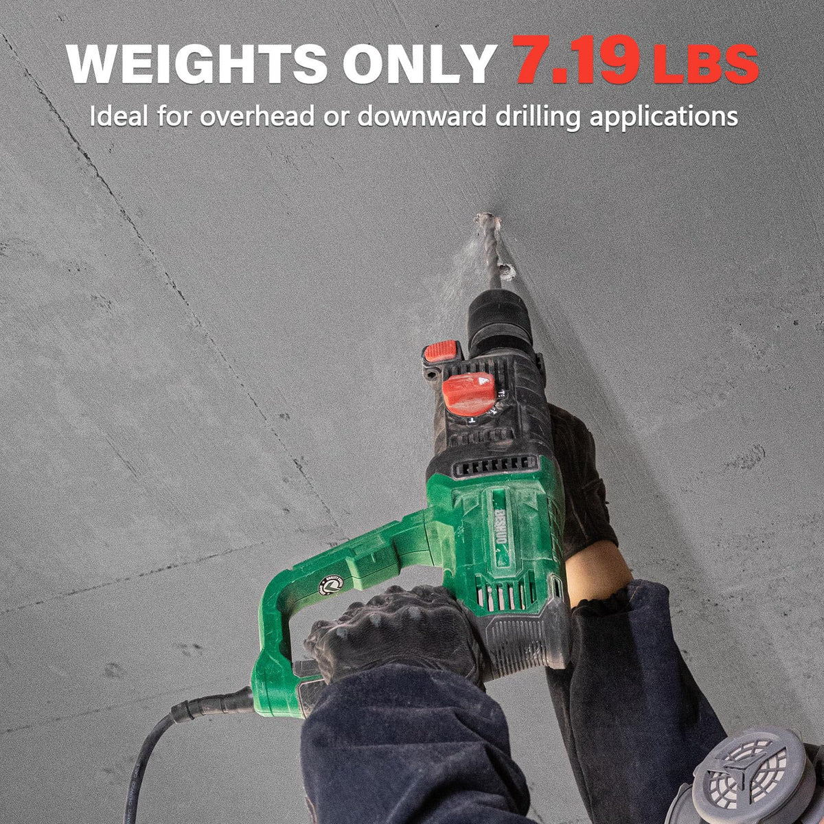 Deshuo safety clutch protects user during bit bind situations