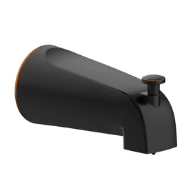 Design House 522938 slip-on tub diverter spout with pull-up lever for quick water diversion