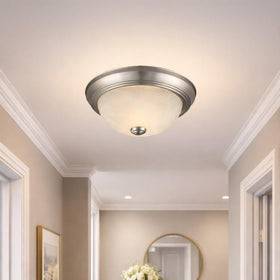 Dimmable Design House fixture with compatible dimmer for adjustable brightness.