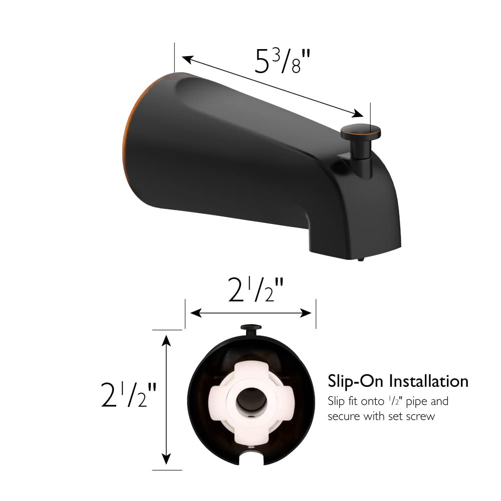 Design House oil rubbed bronze finish adds warmth and coordinates with fixtures