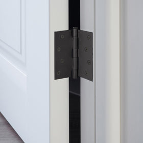 Design House hinges with pre-lubricated pins to reduce squeaks.