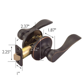 Design House Springdale lever closeup showing ergonomic grip and smooth operation