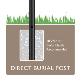Design House dusk to dawn sensor lights automatically as night falls.