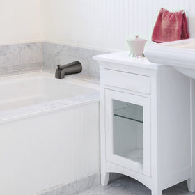 Design House zinc construction ensures durable bath hardware