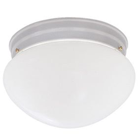 DESIGNERS FOUNTAIN 2-Lights flush mount ceiling light with frosted glass for bright kitchens