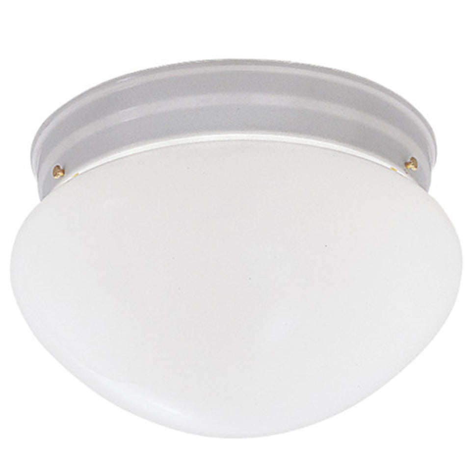 DESIGNERS FOUNTAIN 2-Lights flush mount ceiling light with frosted glass for bright kitchens