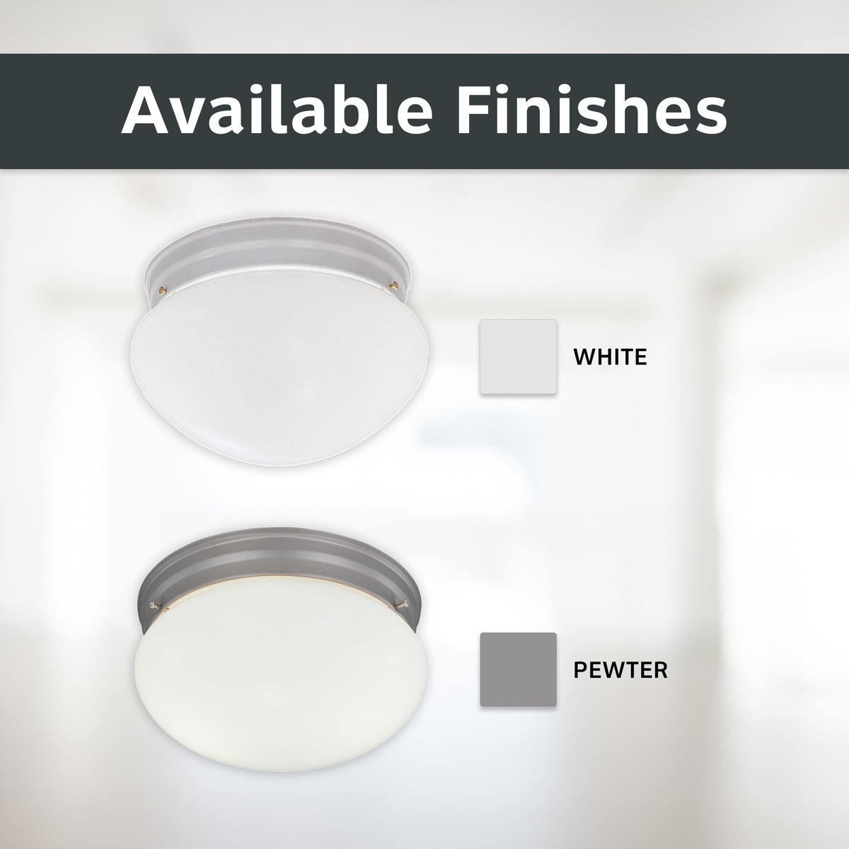 DESIGNERS FOUNTAIN 4732-WH model enhances bathrooms and bedrooms with sleek white glow