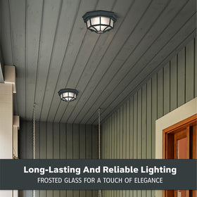 Designers Fountain compatible with one 60W LED or incandescent bulb