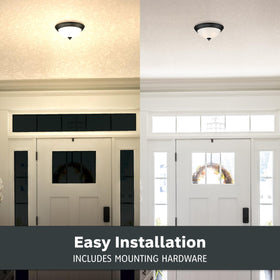 Designers Fountain ceiling light shown in a kitchen setting with bright, even lighting.