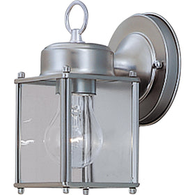 Designers Fountain Preston front view outdoor wall lantern enhances curb appeal with durable outdoor lighting.