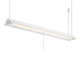 DESIGNERS FOUNTAIN 2-lights shop light fixture delivers bright task lighting for garages.