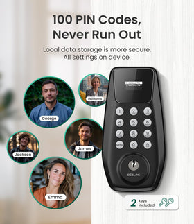 DESLOC C100 programmable user codes simplify access for multiple users