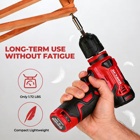 DESOON complete cordless drill set ready for home projects