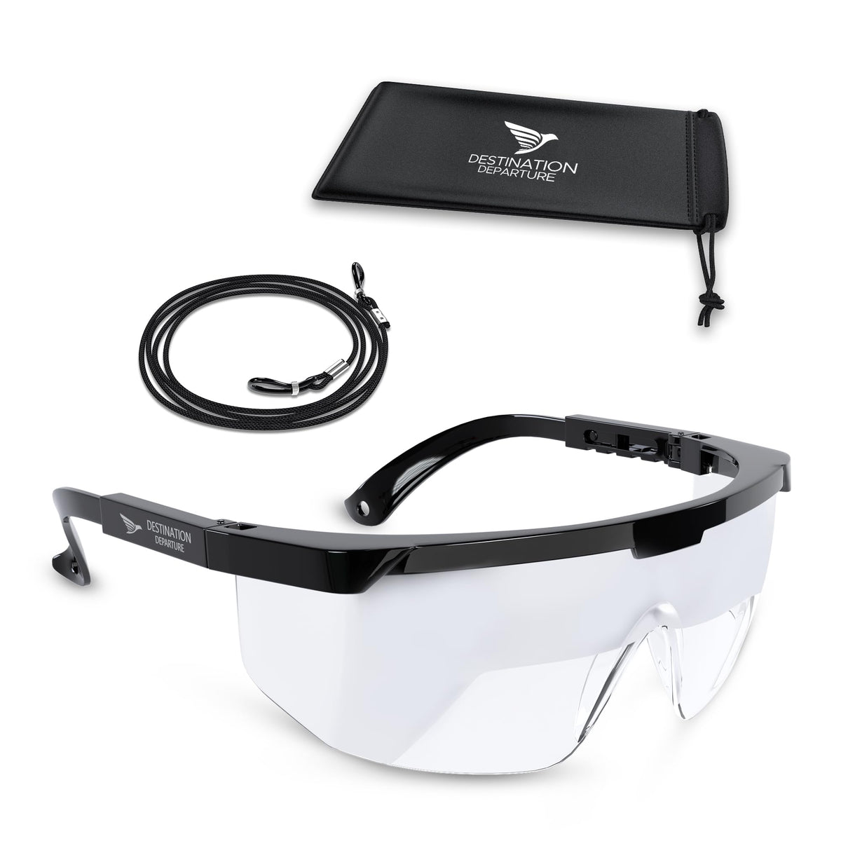 Destination Departure Foggles close-up showing frosted lenses for IFR training realism.