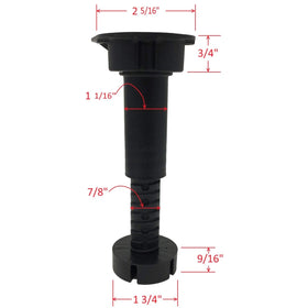 Desunia cabinet leveler leg 12-pack includes legs, toe kick clips, and fasteners.