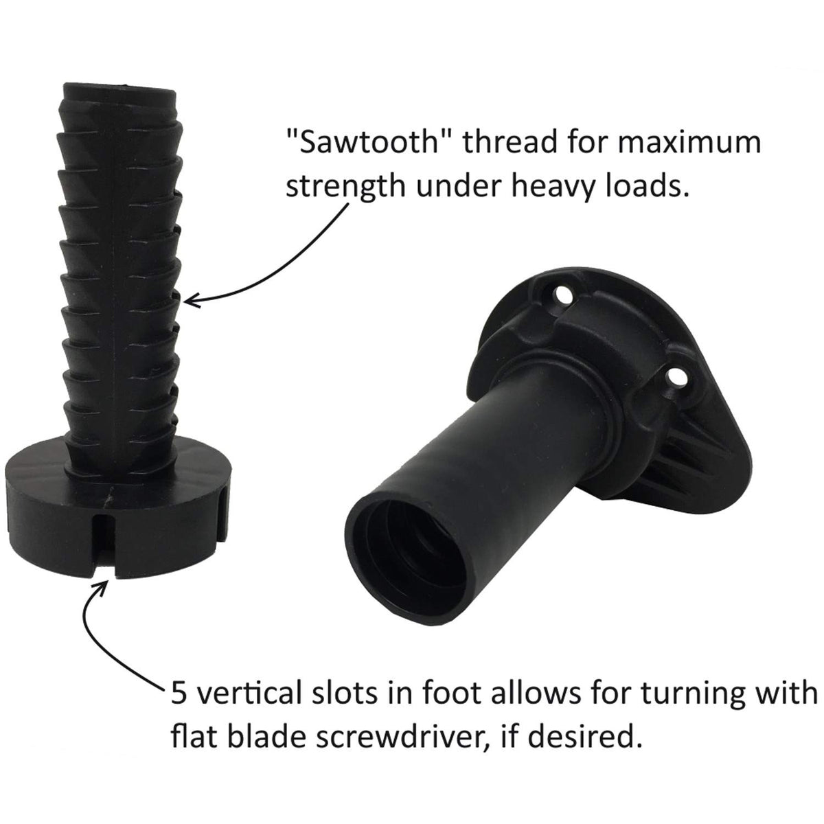 Desunia cabinet leveler leg under-cabinet installation demonstrates stable support.