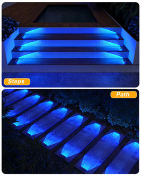 DetarZinLED easy-install stairs light keeps pathways visible without wiring.