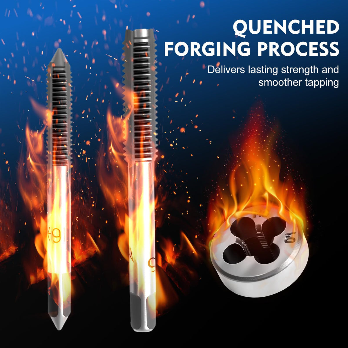 Devvicoo adjustable die wrench helps recreate external threads accurately.