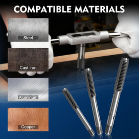 Devvicoo blow molded case storage supports portable threading projects.