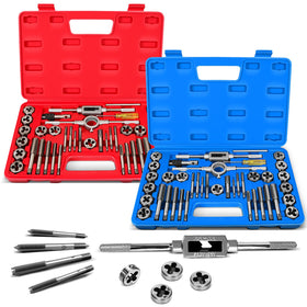 Devvicoo case organized tap and die kit keeps threading tools ready on site.