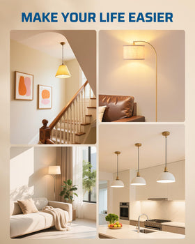DEWENWILS quick-install setup saves time upgrading lighting